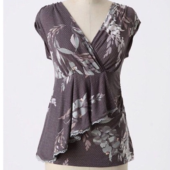 Anthro Ric Rac humbled hydrangea top - Picture 5 of 5